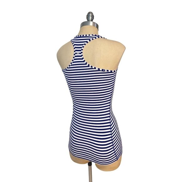 Lululemon Athletica Blue white stripe Racerback Tank Top Small - Picture 5 of 6